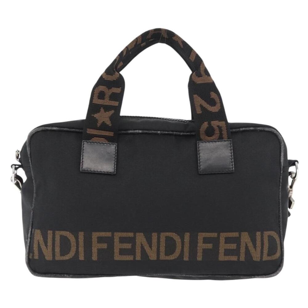 Fendi Nylon Handbag Black